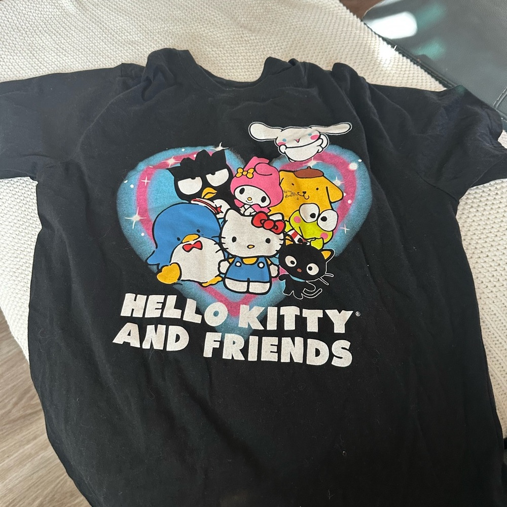 Hello Kitty and Friends Black T-Shirt